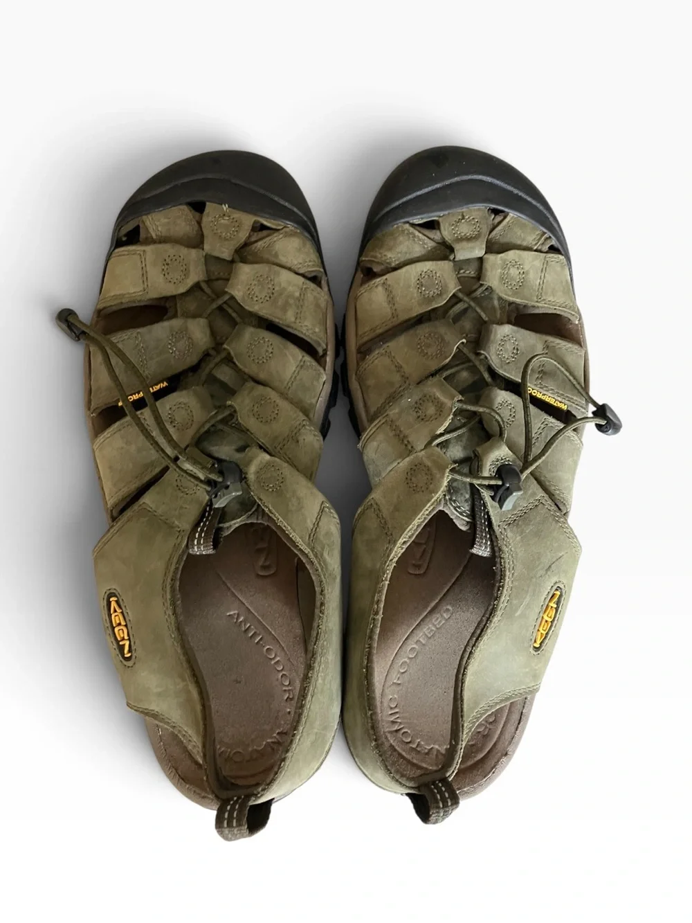 KEEN Sandals Men’s Newport Olive Green Waterproof Closed Toe 110220 SIZE 13